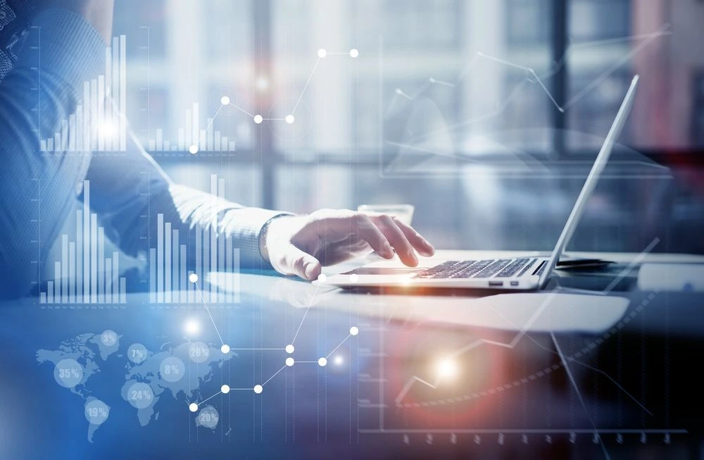 A man repairing the garage door