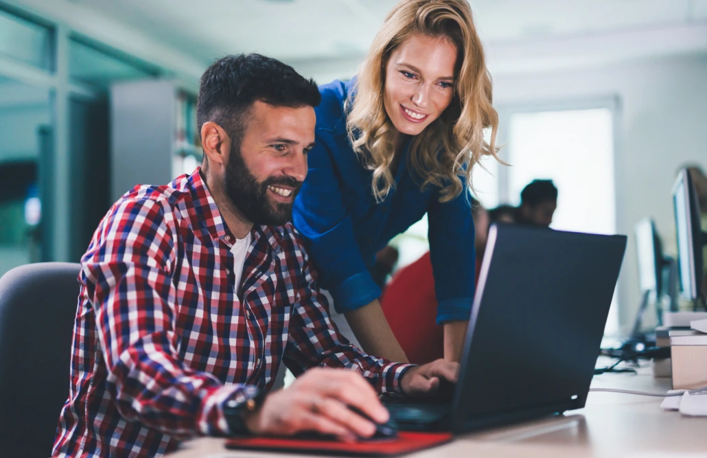 A man repairing the garage door
