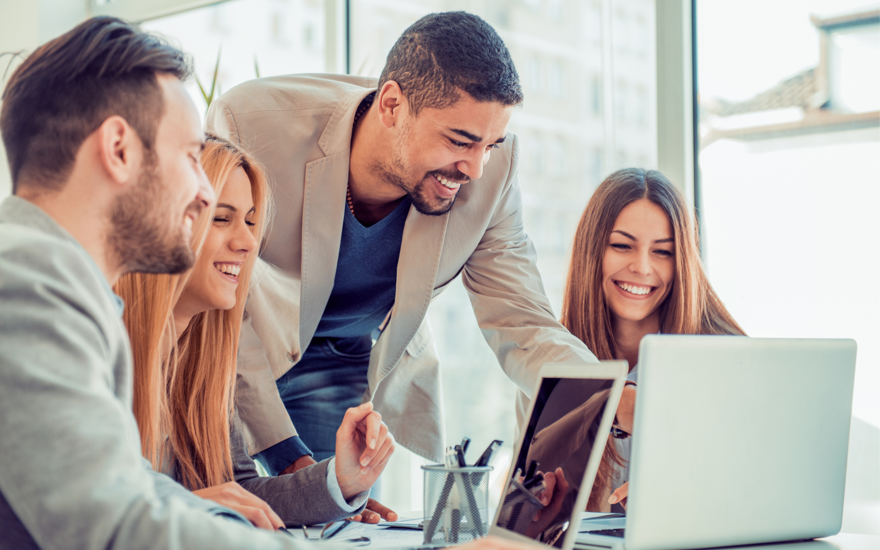 A man repairing the garage door